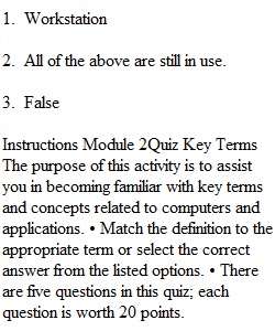 Module 2 Quiz